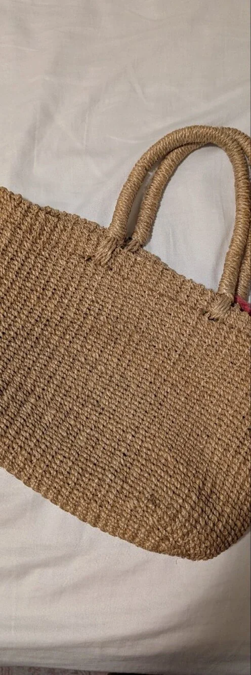 LaLa Hand-Knitted Rattan TOTE BAG